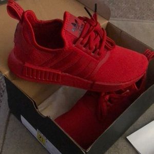 Adidas NMD R1 women’s triple red sneakers size 7.5 brand new in the box